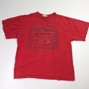 vintage single stitch nature tshirt the fishin hole by northern reflections
